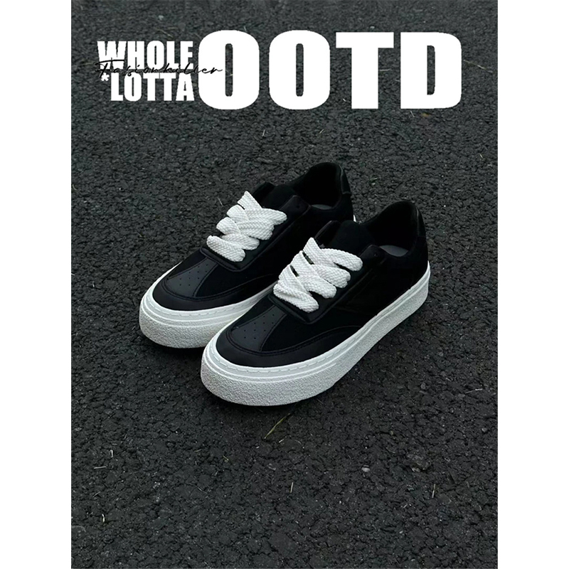 NewRockstarChoppa 厚底Cleanfit穿搭板鞋男秋冬小众学生休闲潮鞋