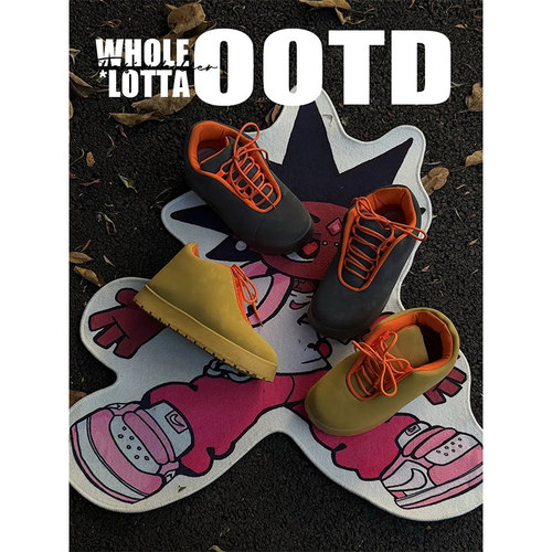 NewRockstarChoppa秋冬潮流嘻哈大脚面包鞋男说唱穿搭PDF小众板鞋