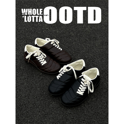 NewRockStarChoppa 美式复古德训鞋男秋冬休闲百搭防滑运动赛车鞋