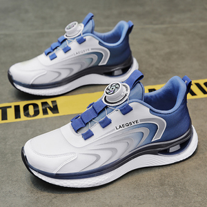 男鞋2023新款男士旋转纽扣减震休闲运动鞋夏季秋季软底潮流老爹鞋