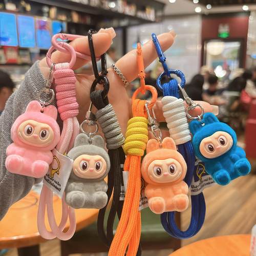 跨境新款拉布布植绒树脂