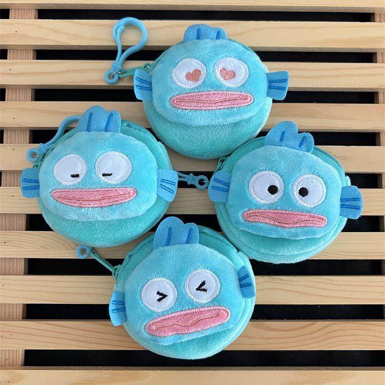卡通小丑鱼圆形毛绒零钱包随身带可挂包包上防摔蓝牙耳机包便携式,节庆用品/礼品,创意零钱包,淘宝优惠券,粉丝福利购,淘宝优惠卷