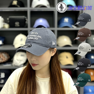 NewEra男女棒球帽大檐遮阳logo