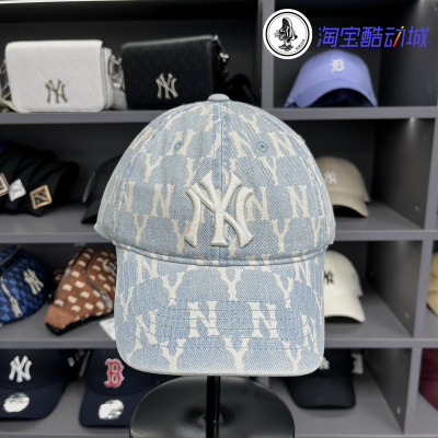 MLB男女款棒球帽遮阳水洗做旧