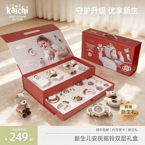 Kaichi嗨皮熊新生儿见面礼