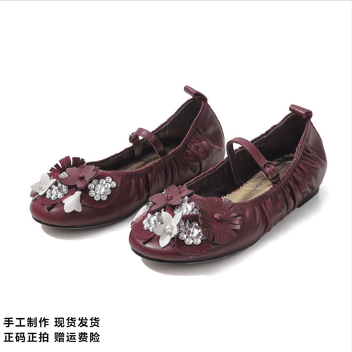 L'avance羊皮芭蕾鞋2026秋款高品质女鞋巨舒适纯皮单鞋平跟玛丽珍