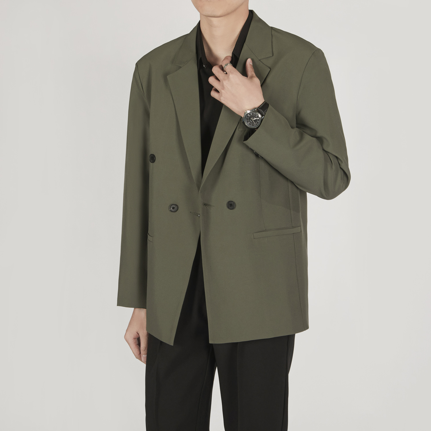 西服休闲高级感上衣男士商务