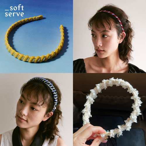 SoftServe柔软供应螺旋意面发箍