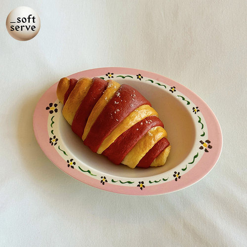 SoftServe竹纤维防摔儿童盘餐具