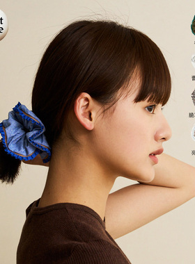 SoftServe柔软供应 sorbet《波浪裙摆》高级感头绳手花大肠发圈女