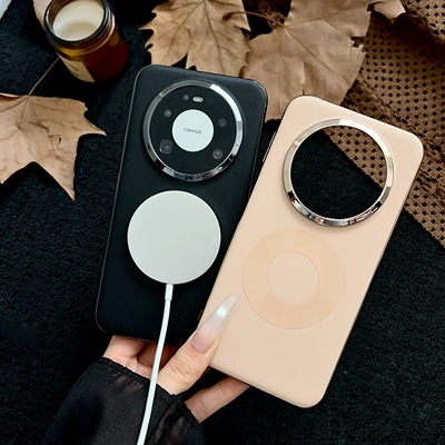 简约时尚适用华为mate80promax手机壳新款磁吸mate80电镀软边皮纹个性创意超薄全包边防摔男女保护套