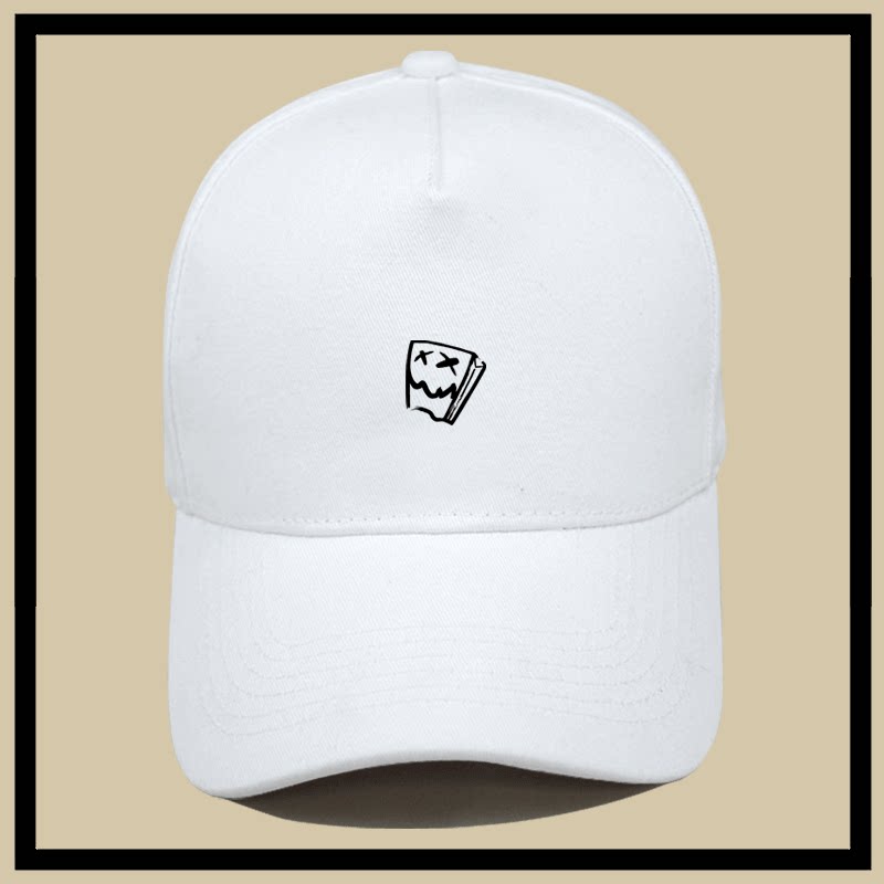 薛之谦dsp银光纸袋人潮流百搭男女情侣休闲定制遮阳鸭舌棒球帽子