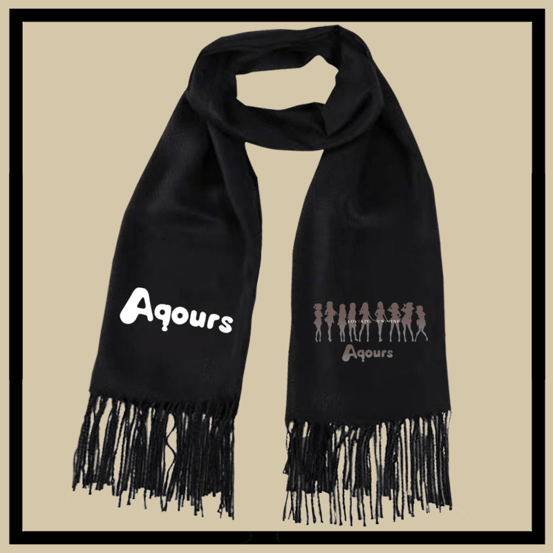 动漫周边水团aqours衣服lovelive sunshine男女保暖围巾围脖披肩