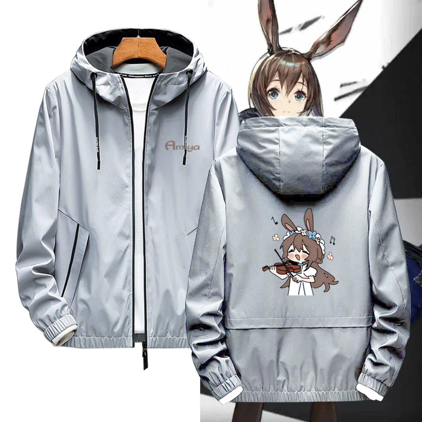 明日方舟游戏阿米娅二次元周边男女青少年cos百搭可定制夹克外套