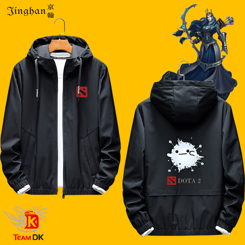 DOTA2刀塔NAVI DK战队游戏周边男衣服春秋款拉链开衫外套定制夹克