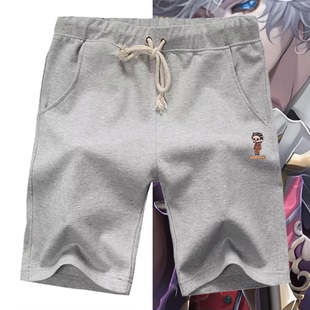 第五人格游戏裘克杂技蜘周边男女情侣可定制夏季五分运动休闲短裤