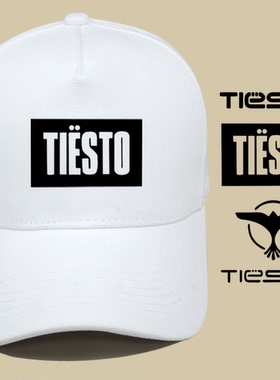 音乐DJ电子乐队服铁斯托Tiesto标志男女定制休闲遮阳鸭舌棒球帽子