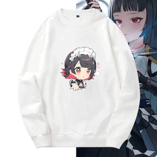 绝区零游戏艾莲乔鲨鱼妹周边男女二次元情侣可定制套头衫圆领卫衣