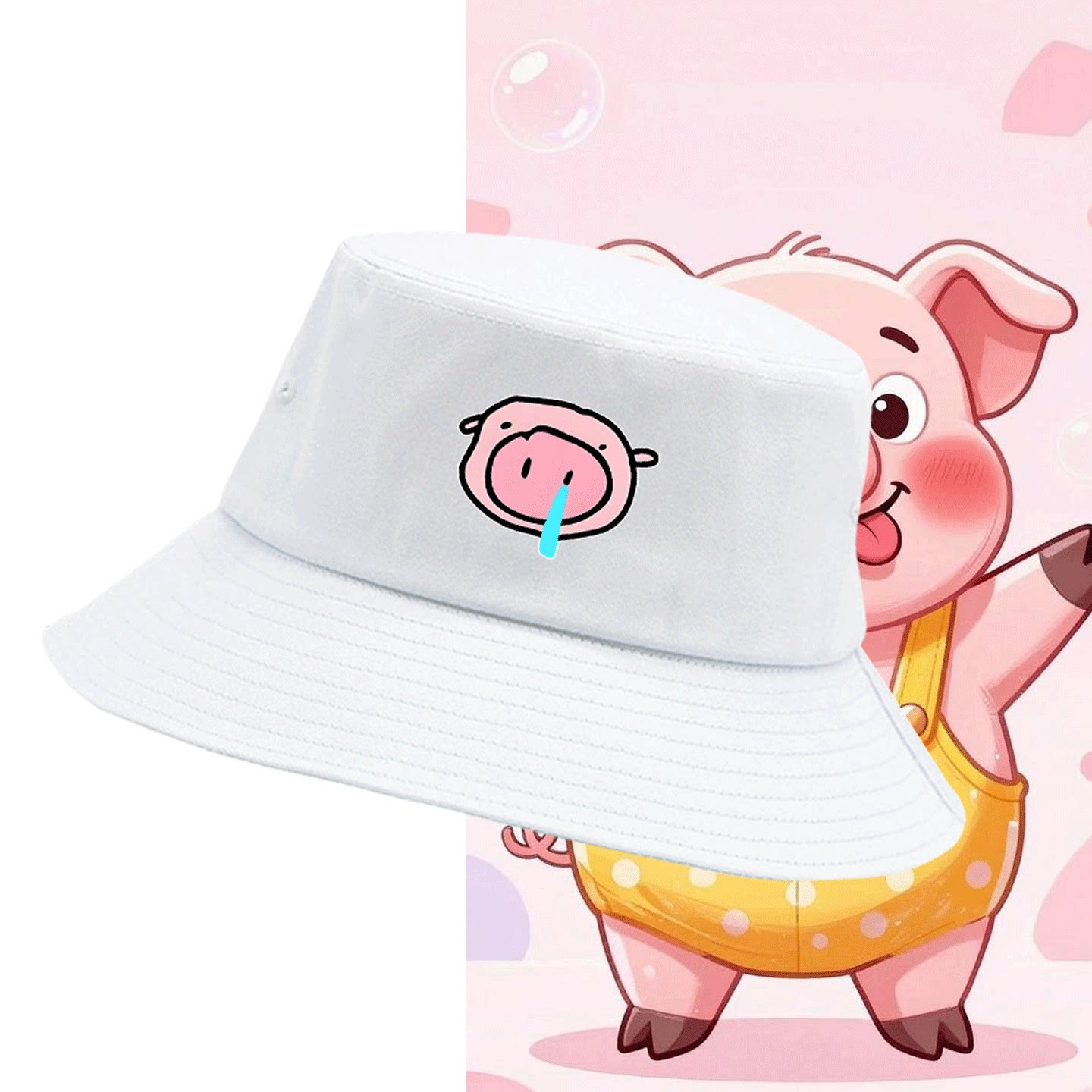 情侣可定制盆帽遮阳帽渔夫帽