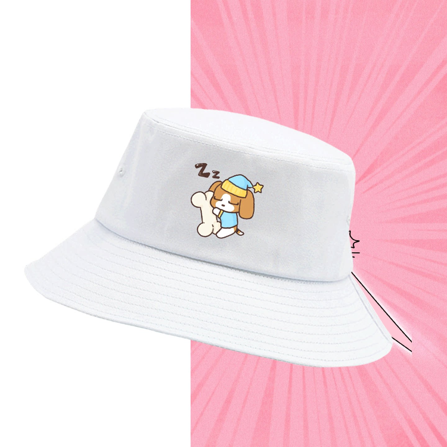 可定制夏盆帽渔夫帽遮阳周边男女