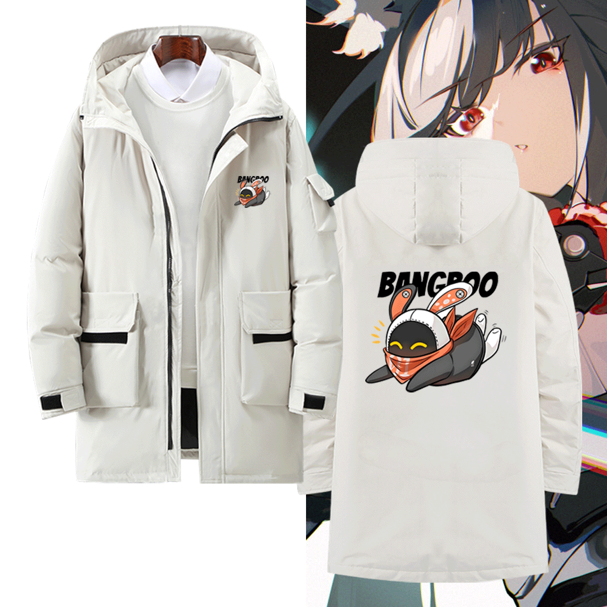 宽松休闲百搭可定制男羽绒服