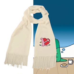 恶搞布拉吉奥可爱可定制保暖分指手套卡通JOGUMAN韩国绿色小恐龙