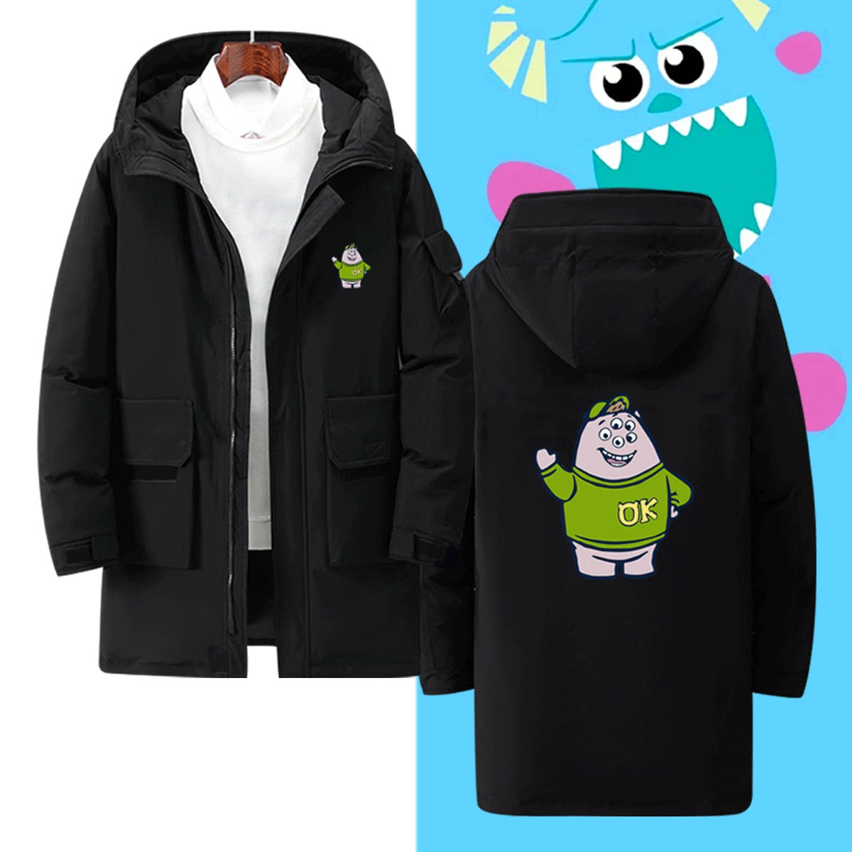 男女休闲百搭保暖冬季羽绒服