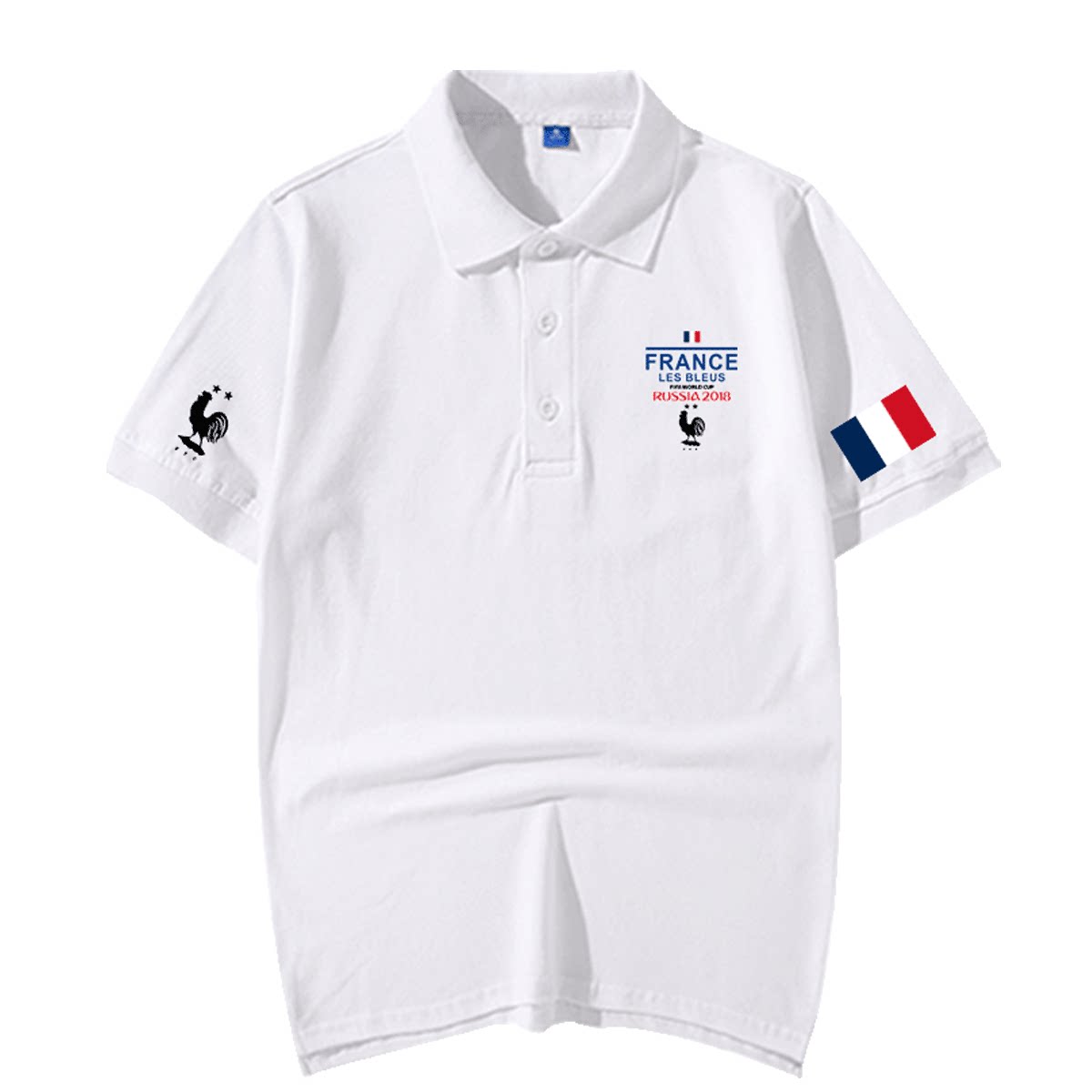 法国队服男女世界杯格列兹曼球迷服休闲运动定制短袖t恤衫polo衫