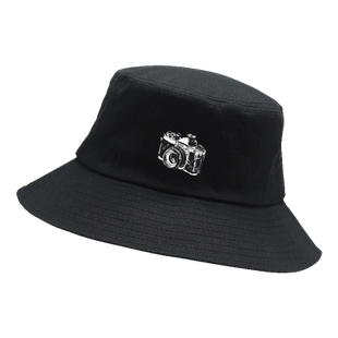 尼康相机爱好者尼康fm2单反胶片相机摄影师男女秋冬盆帽子渔夫帽