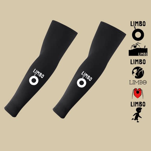 地狱边境Limbo冒险游戏周边男女休闲百搭定制防晒套袖护臂冰丝袖