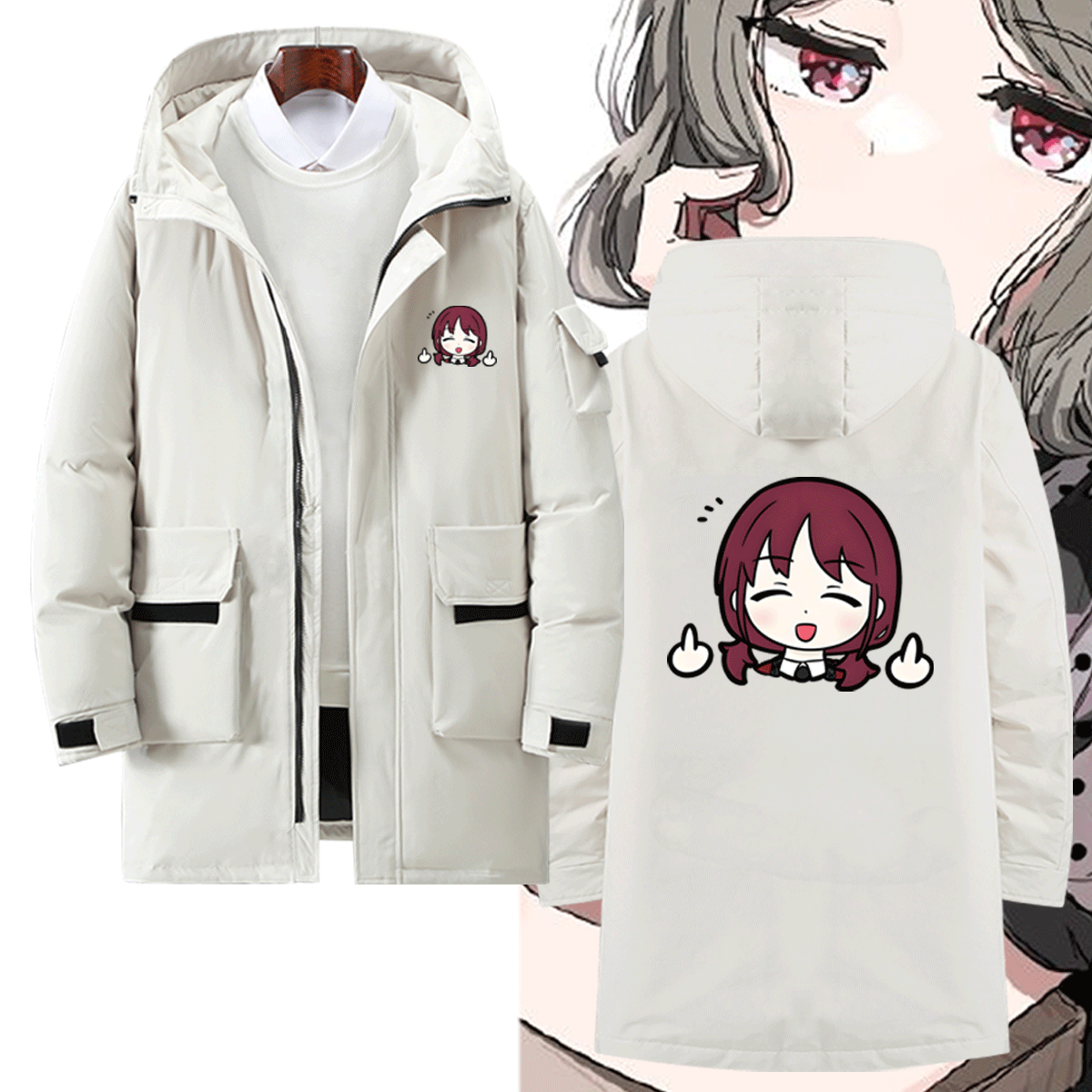 休闲冬季保暖百搭定制羽绒服