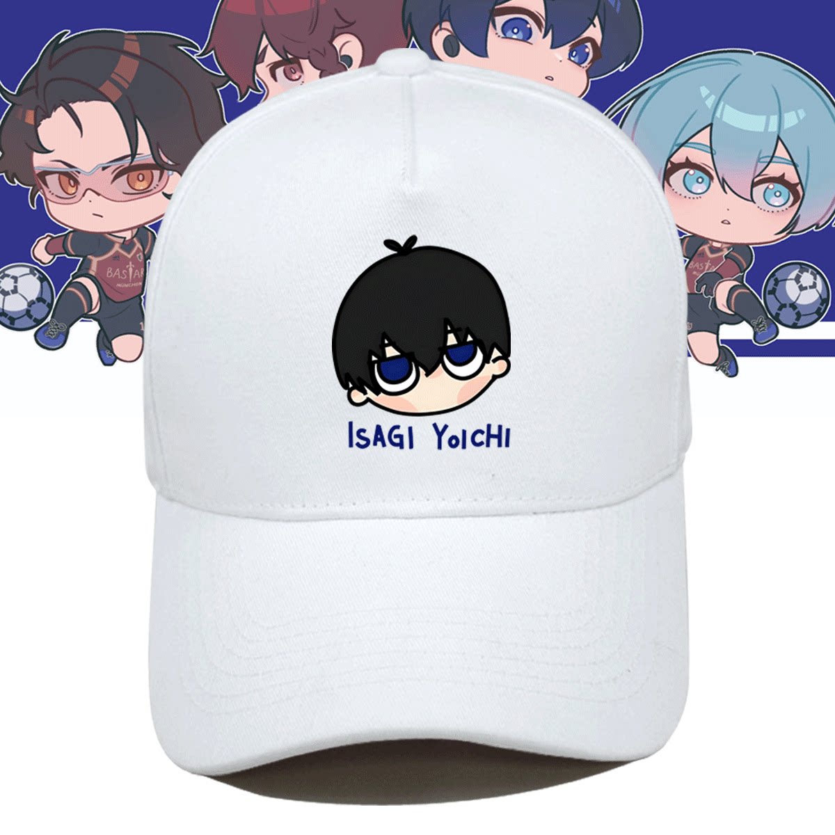 蓝色监狱动漫周边蜂乐回千切豹马玲王男女秋冬定制鸭舌防晒棒球帽