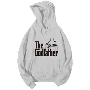 黑帮三部曲电影周边马龙白兰度阿尔帕西诺教父男衣服定制带帽卫衣