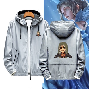 第五人格园丁艾玛·佣兵奈布入殓师卡尔二次元 周边男定制夹克外套