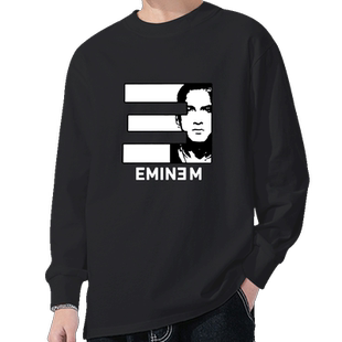 埃米纳姆阿姆摇滚音乐周边男女情侣款休闲百搭定制打底衫长袖T恤