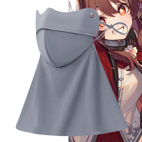 游戏周边二次元胡桃防紫外线面罩