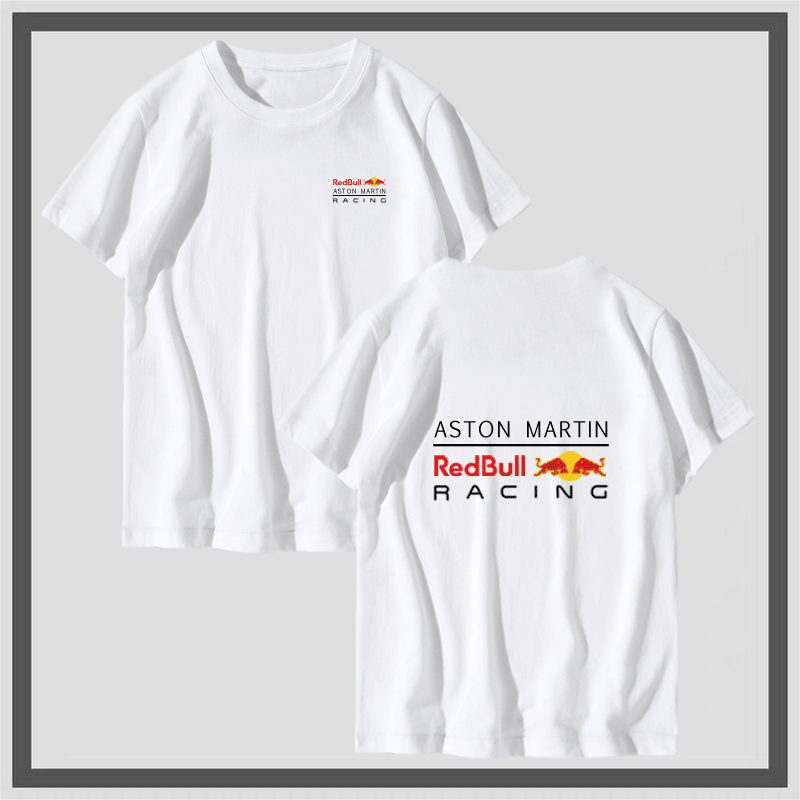 f1赛车服红牛车队21新款赛车服员工服定制夏季男女休闲短袖T恤衫