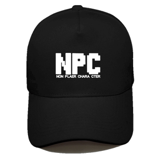 NPC道具合成创意游戏男士学生休闲运动遮阳帽子定制鸭舌帽棒球帽