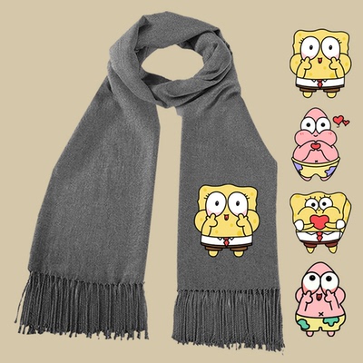 男女休闲百搭冬季仿羊绒男围巾