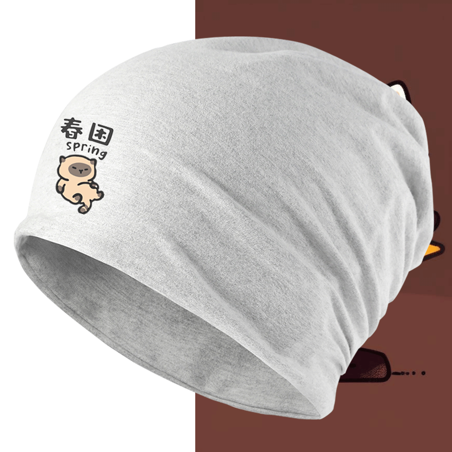 情侣可定制头巾帽堆堆帽包头帽