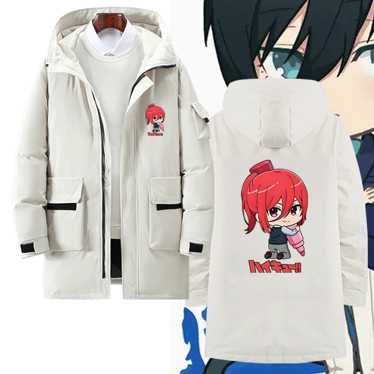 同人痛衣蓝锁休闲百搭男女羽绒服
