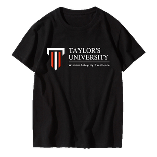 马来亚大学泰莱马来西亚国民大学留学男夏季纯棉短袖定制休闲T恤