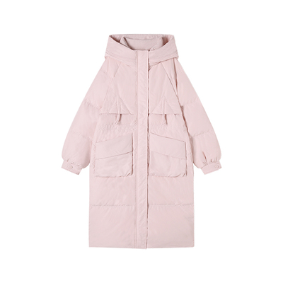 2-5F C 新款设计感大口袋内抽绳宽松连帽外套 9169