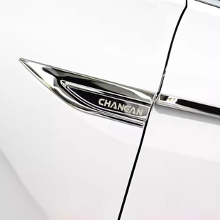 专用长安X5plus汽车叶子板侧标第二代外观改装大全配件装饰品用品