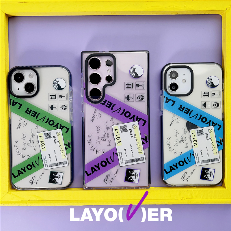 金泰亨LAYOVER手机壳定制