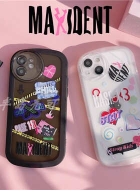 RJINHIT 原创straykids周边手机壳适用iphone14promax苹果13 15 pro max oppo小米华为vivo定制maxident