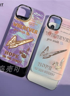 RJINHIT j-hope on the street手机壳适用于苹果14 14plus 14promax 12 13 11镭射炫彩防弹少年团bts郑号锡