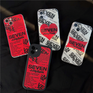 RJINHIT 田柾国SEVEN防弹少年团手机壳适用于iphone15 14promax 13 12 mini 11 x 苹果7plus软壳jungkook定制