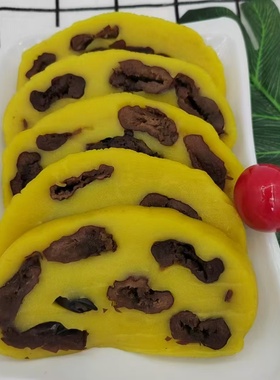 山西老式手工大黄米枣泥无核红枣夹心年糕整箱农家现做蒸切油炸糕