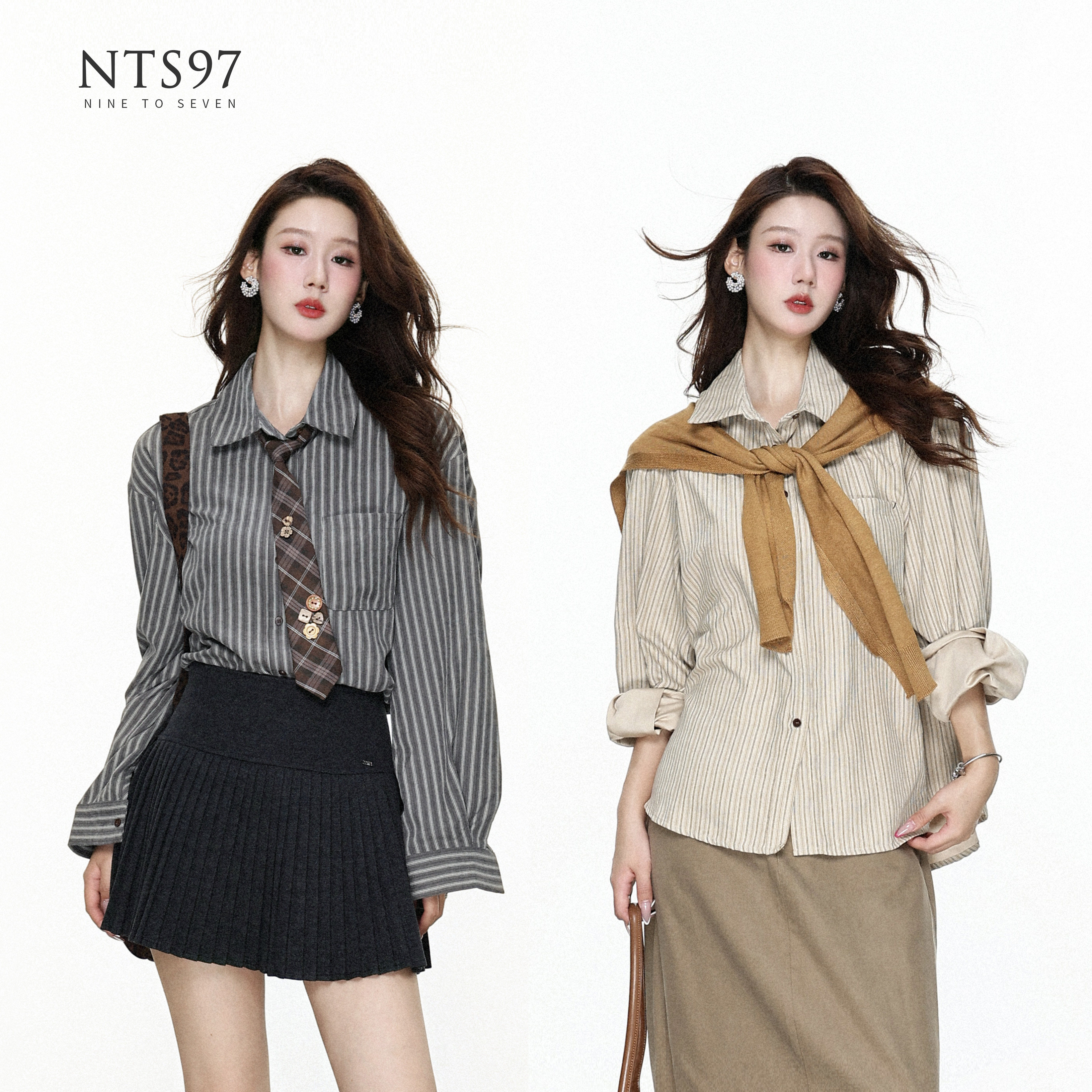 NTS97 条纹衬衫/仿麂皮外套/牛仔裤合集,女装/女士精品,衬衫,淘宝优惠券,粉丝福利购,淘宝优惠卷